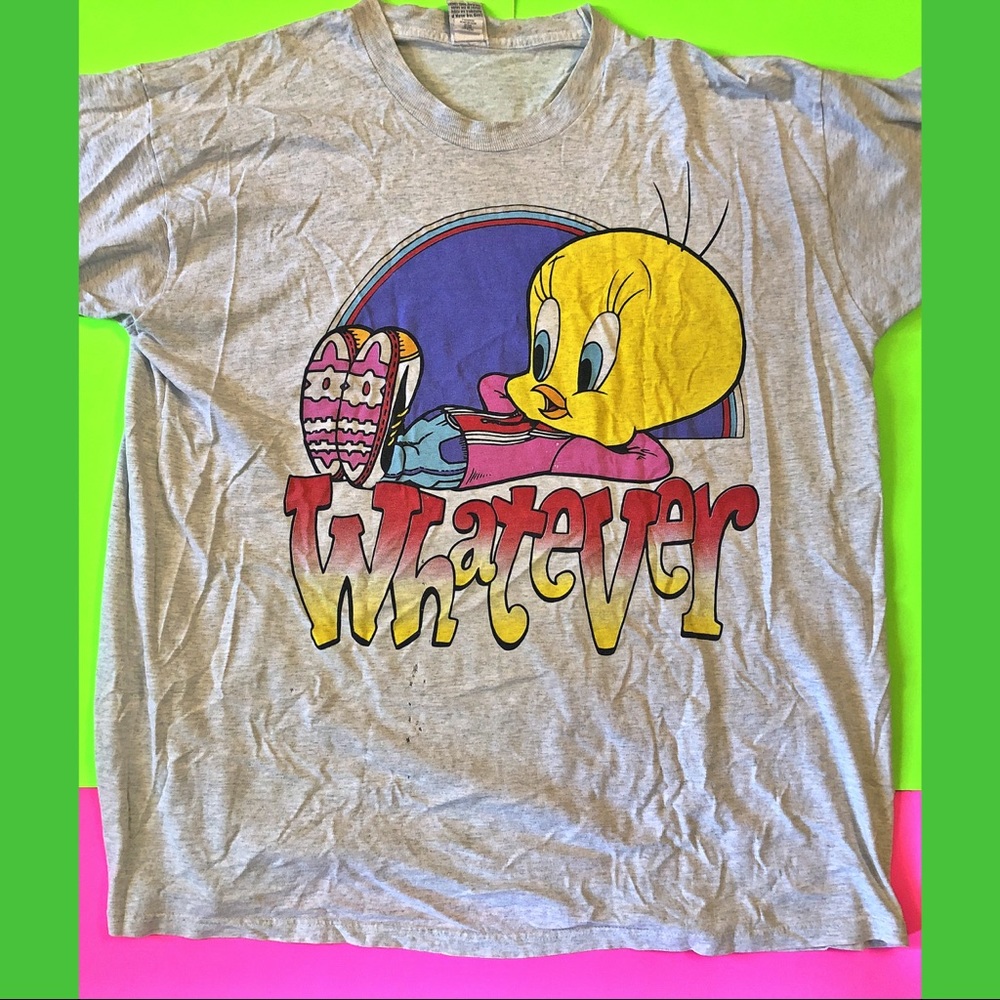 Vintage 90s looney tunes tweety t shirt xxxl 3x